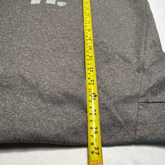 Nike Womens Hoodie Sweatshirt Dri Fit Just Do It Gray Funnel Neck Size‎ M - Picture 8 of 9